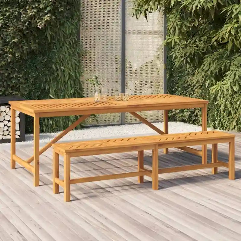 vidaXL Banc de jardin en bois d'acacia massif