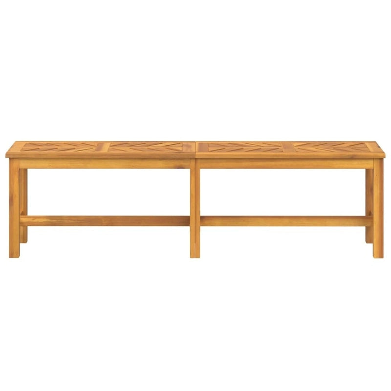 vidaXL Banc de jardin en bois d'acacia massif