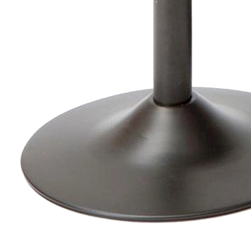 Tabouret de bar d'extérieur Max 34 pouces, résine noire tressée, pliable, lot de 2