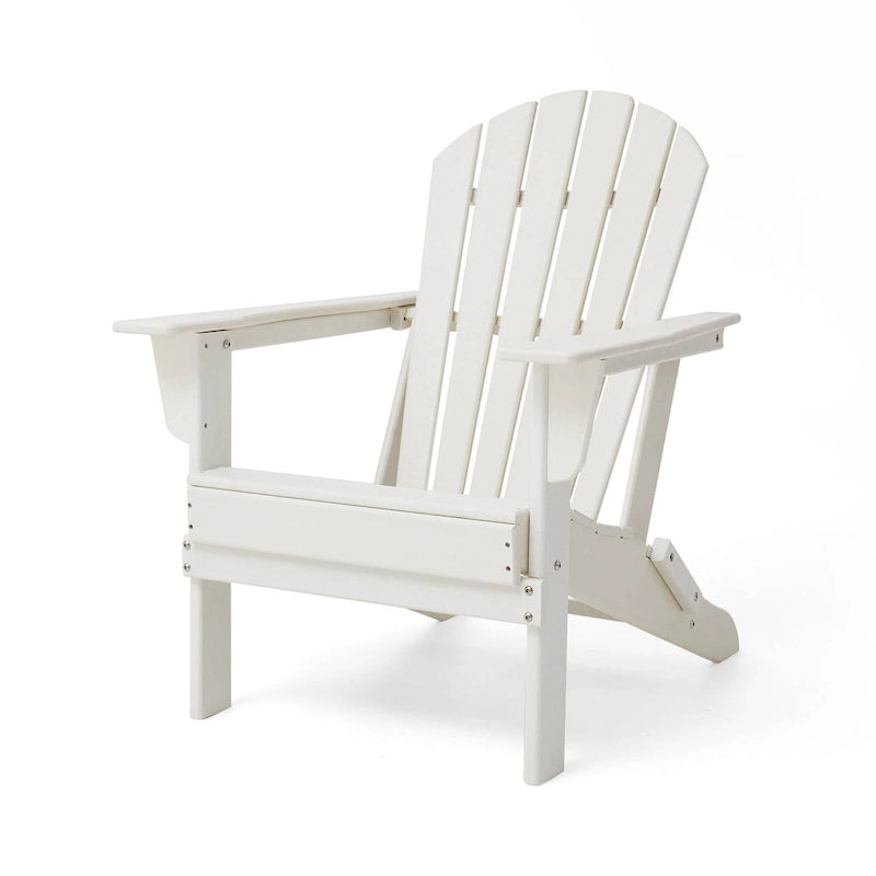 Chaise Adirondack pliante en PEHD pour patio extérieur Elm Plus