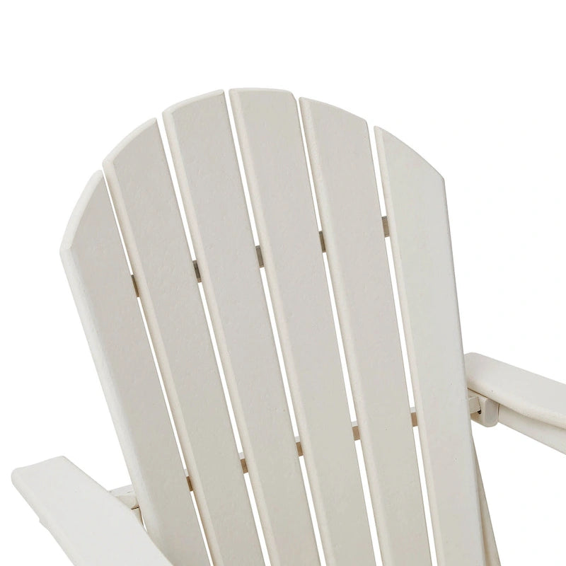 Chaise Adirondack pliante en PEHD pour patio extérieur Elm Plus