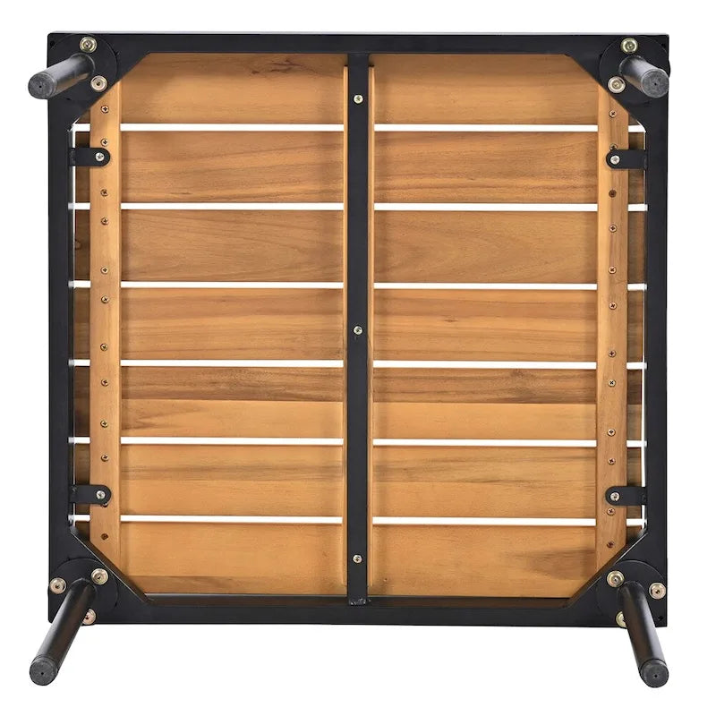 Ensemble de canapé d'angle de patio 8 pièces avec table basse