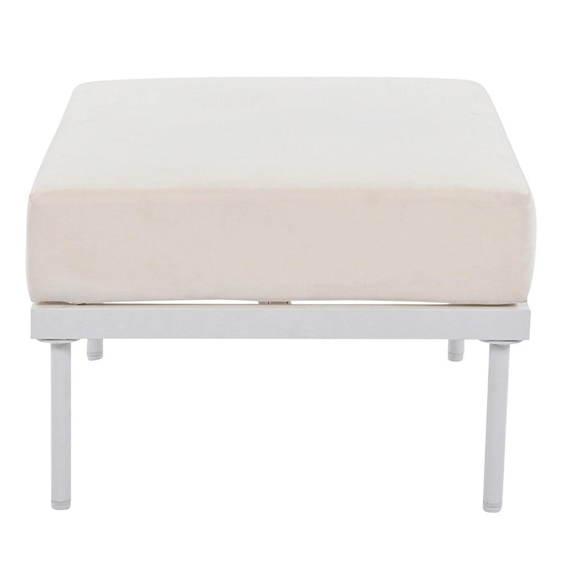 Ensemble de canapé d'angle de patio 8 pièces avec table basse