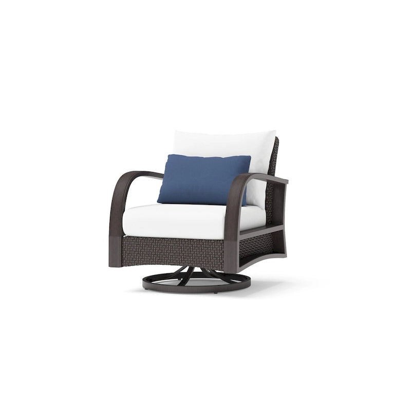 Ensemble fauteuil club de jardin et ottoman Barcelo 5 pièces Sunbrella