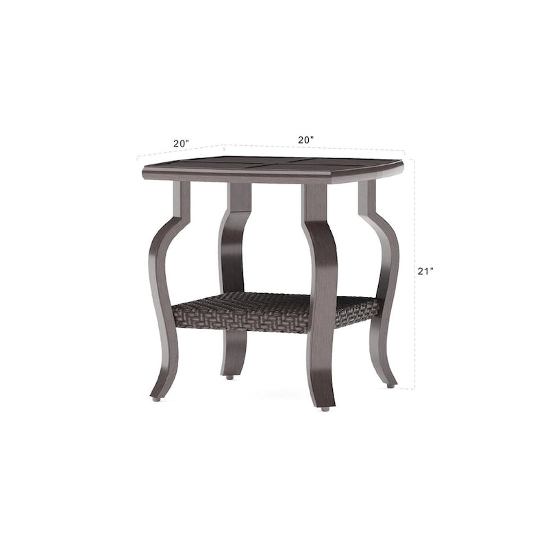 Ensemble fauteuil club de jardin et ottoman Barcelo 5 pièces Sunbrella