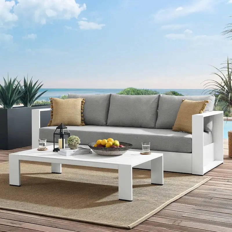 Ensemble 2 pièces Tahoe en aluminium thermolaqué pour patio