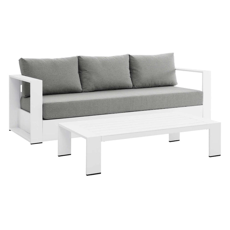Ensemble 2 pièces Tahoe en aluminium thermolaqué pour patio