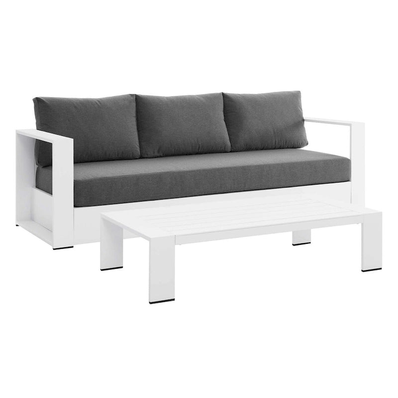 Ensemble 2 pièces Tahoe en aluminium thermolaqué pour patio