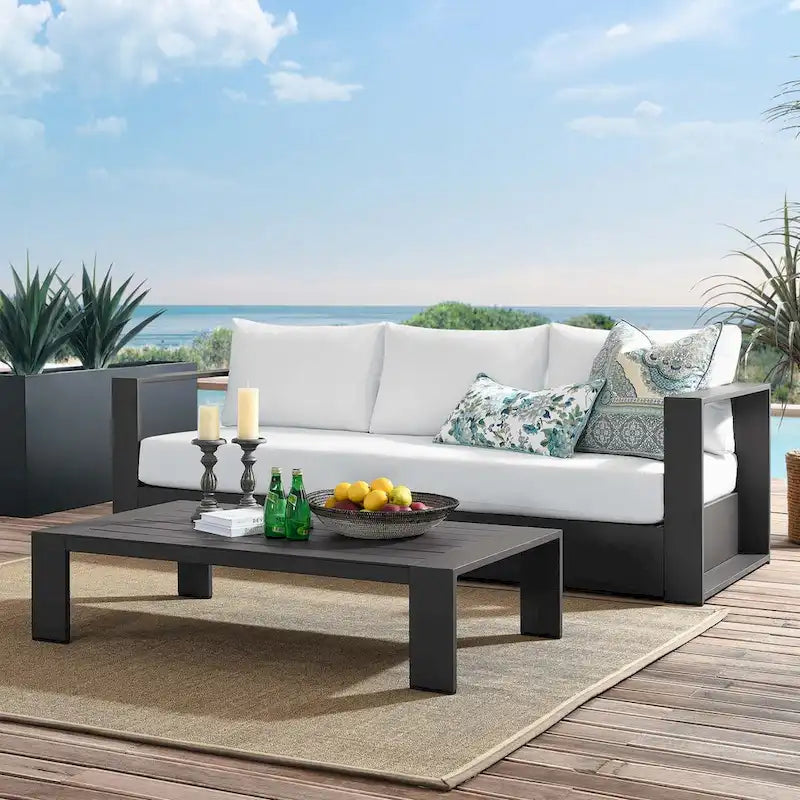 Ensemble 2 pièces Tahoe en aluminium thermolaqué pour patio