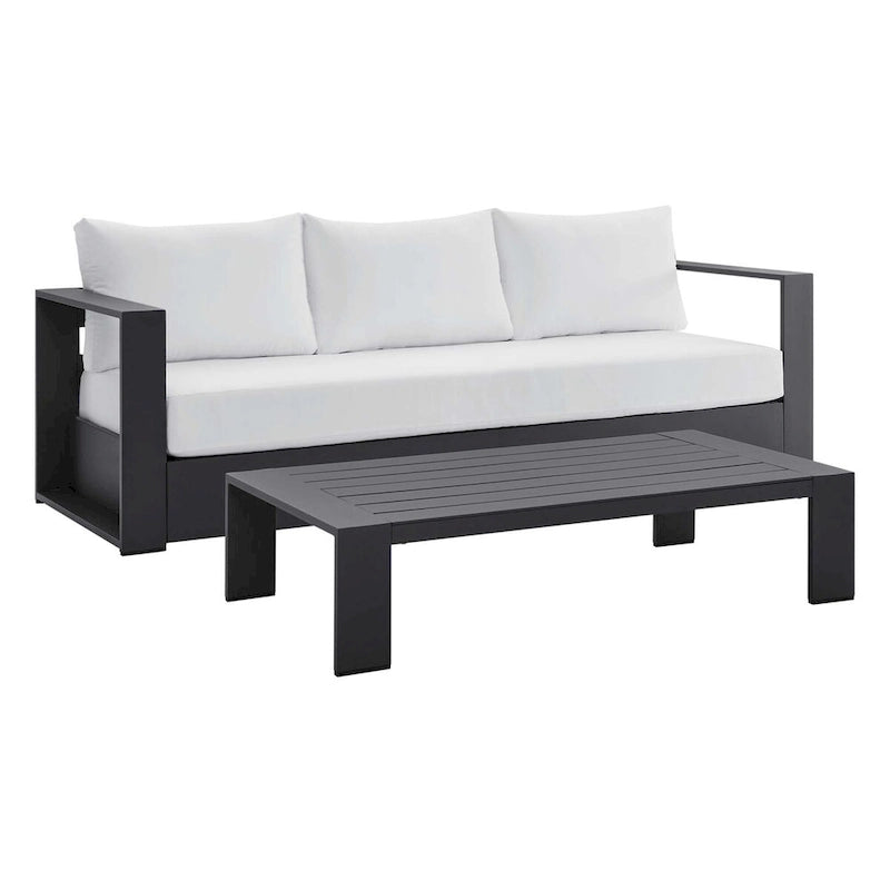 Ensemble 2 pièces Tahoe en aluminium thermolaqué pour patio