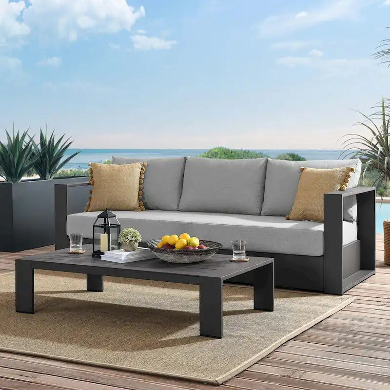Ensemble 2 pièces Tahoe en aluminium thermolaqué pour patio