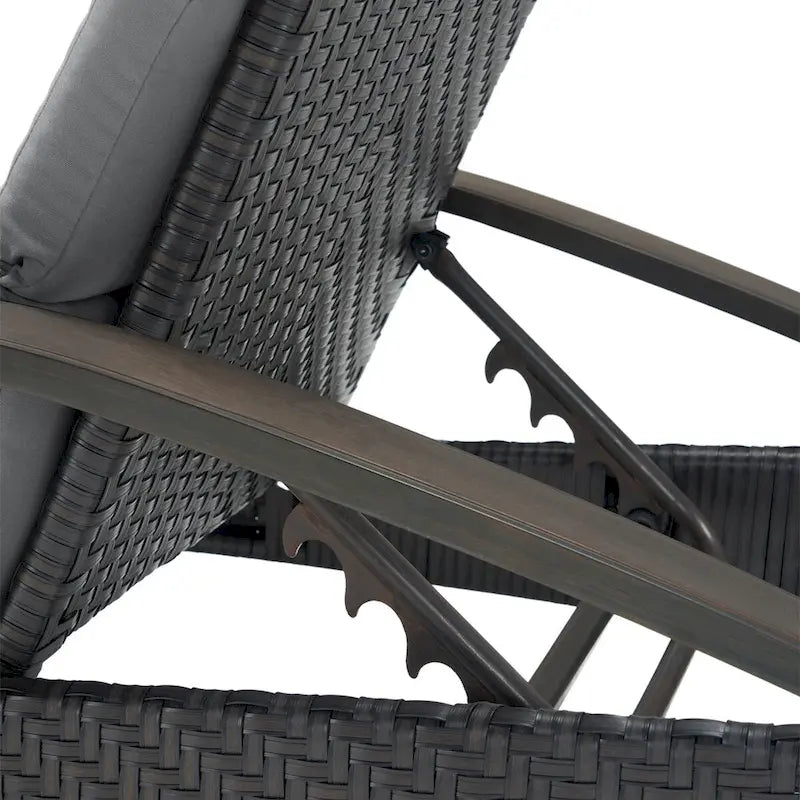 Ensemble de 2 chaises longues de patio d'extérieur Sunbrella Barcelo