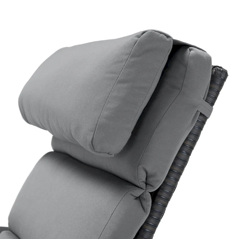 Ensemble de 2 chaises longues de patio d'extérieur Sunbrella Barcelo