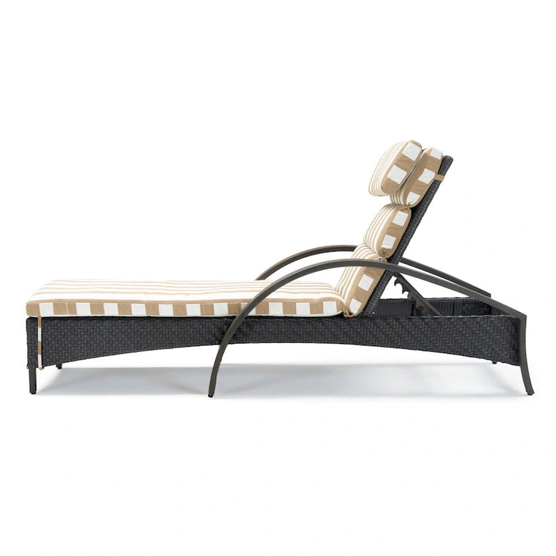 Ensemble de 2 chaises longues de patio d'extérieur Sunbrella Barcelo