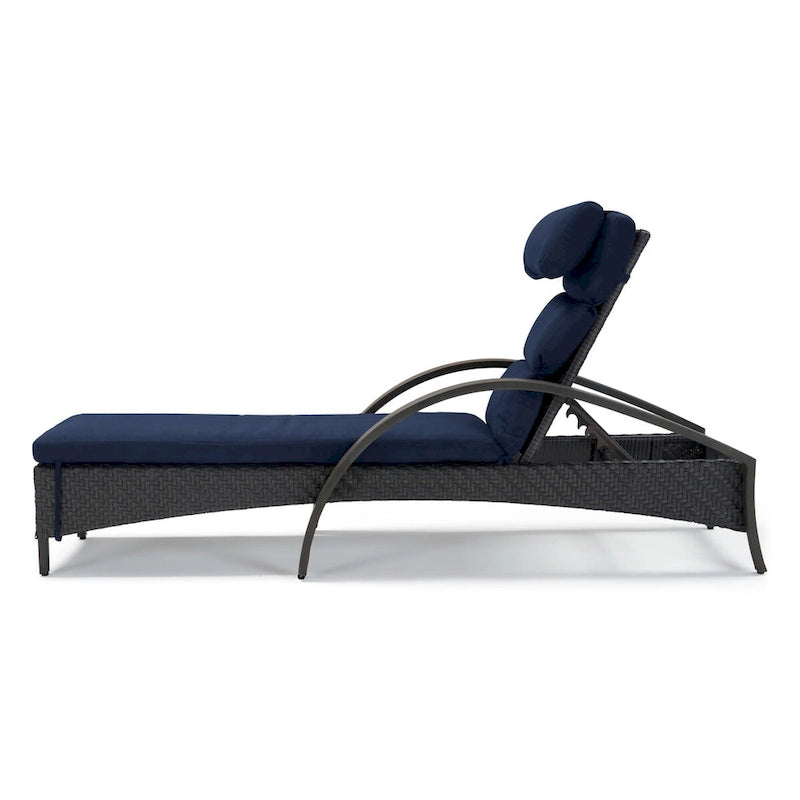 Ensemble de 2 chaises longues de patio d'extérieur Sunbrella Barcelo