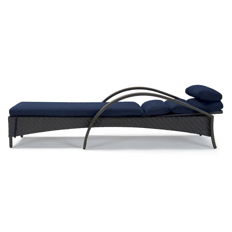 Ensemble de 2 chaises longues de patio d'extérieur Sunbrella Barcelo
