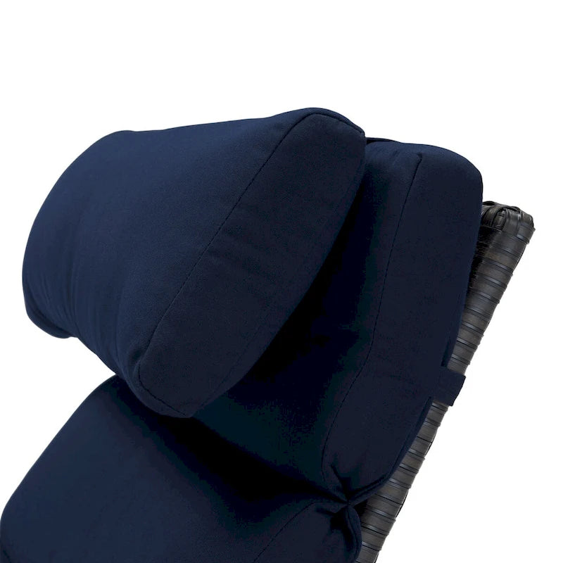 Ensemble de 2 chaises longues de patio d'extérieur Sunbrella Barcelo