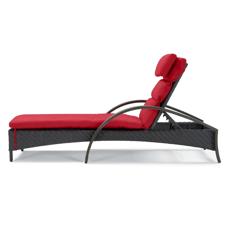 Ensemble de 2 chaises longues de patio d'extérieur Sunbrella Barcelo