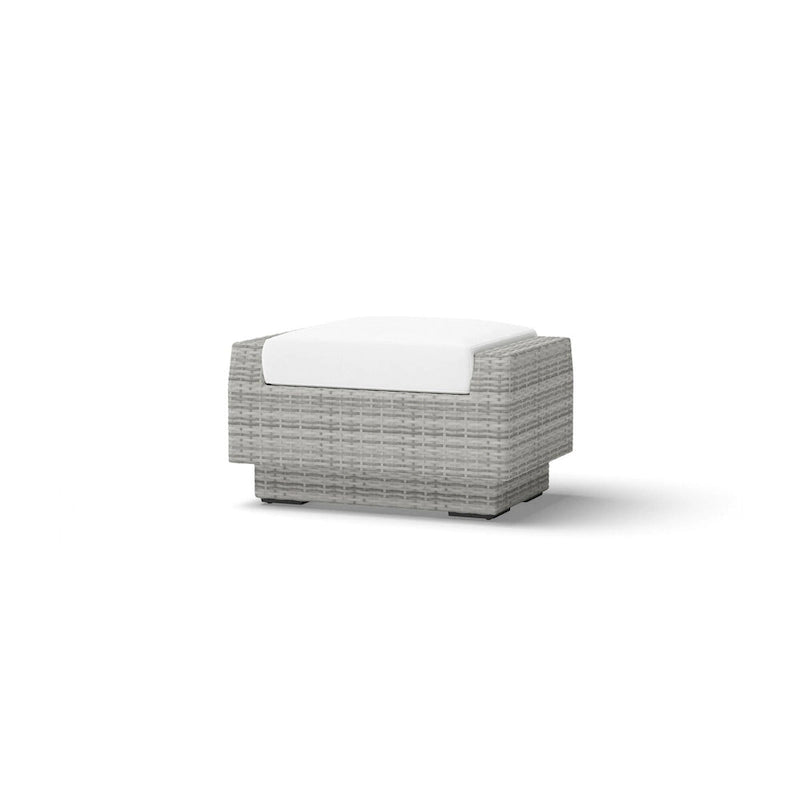 Ensemble de mobilier de patio avec foyer Cannes 8 pièces Sunbrella