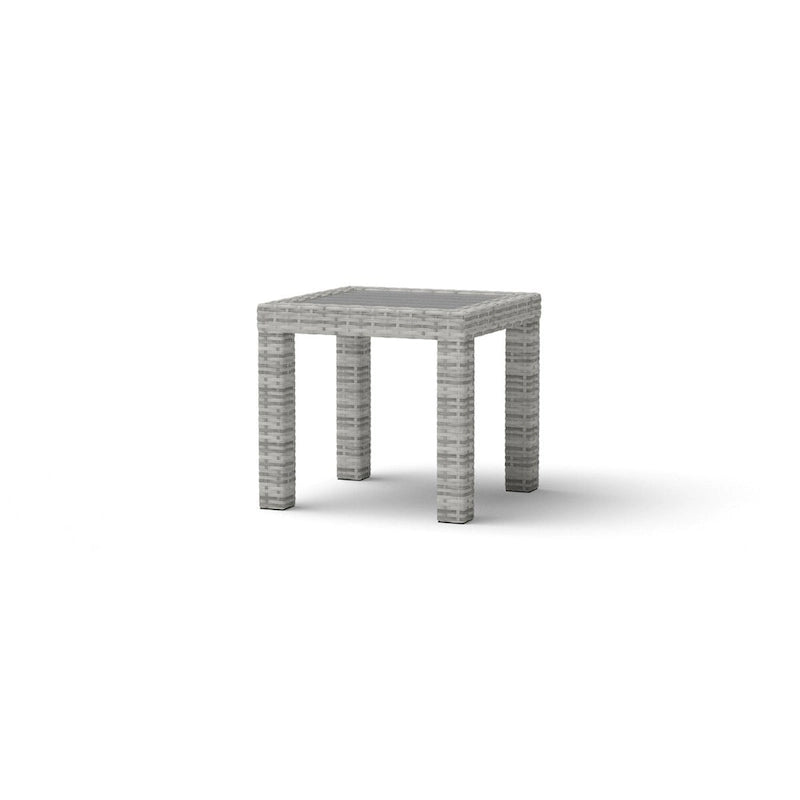 Ensemble de mobilier de patio avec foyer Cannes 8 pièces Sunbrella