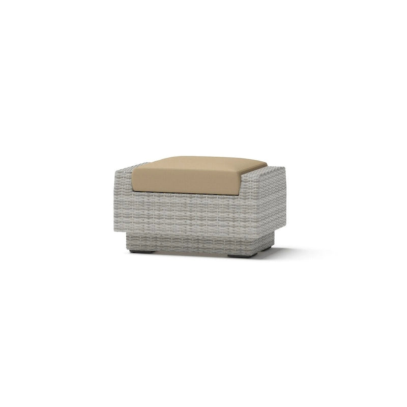 Ensemble de mobilier de patio avec foyer Cannes 8 pièces Sunbrella