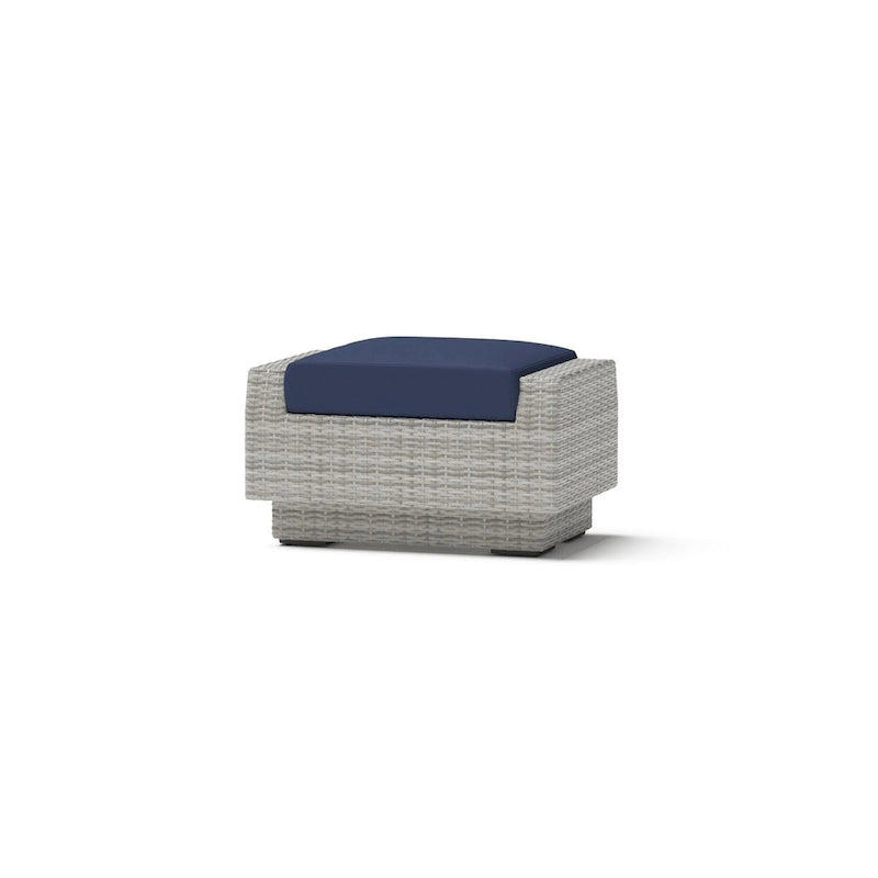 Ensemble de mobilier de patio avec foyer Cannes 8 pièces Sunbrella