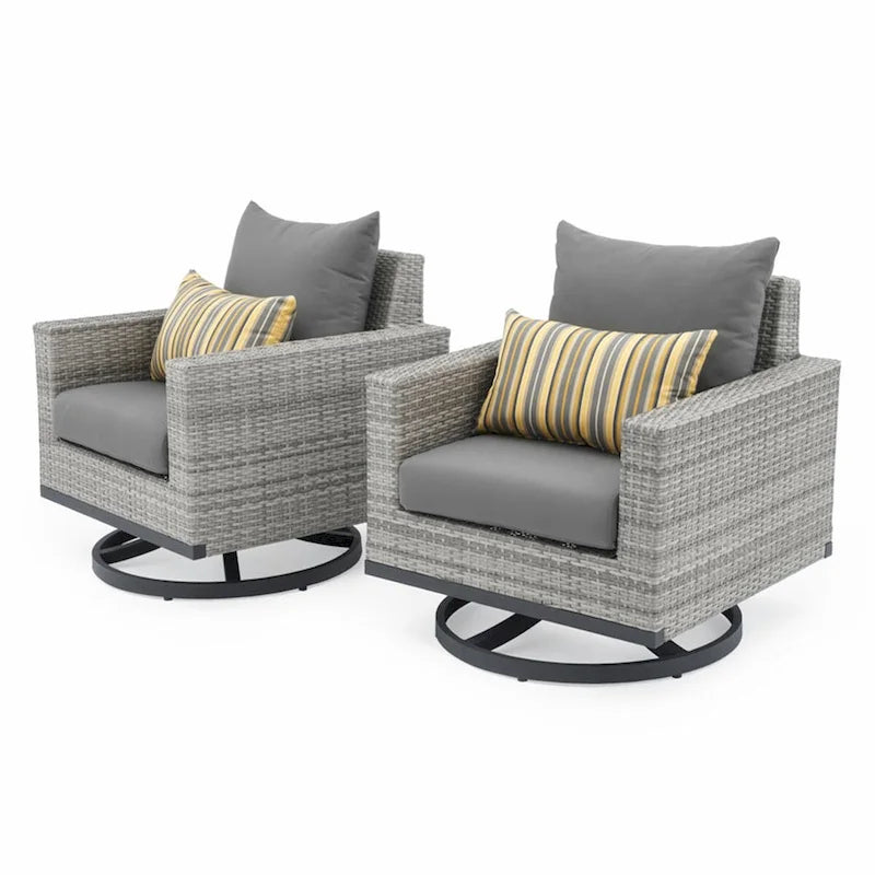 Ensemble de 5 fauteuils de patio Milo Sunbrella avec mouvement