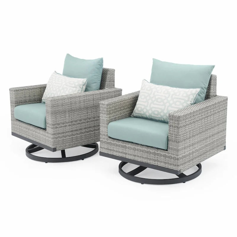Ensemble de 5 fauteuils de patio Milo Sunbrella avec mouvement