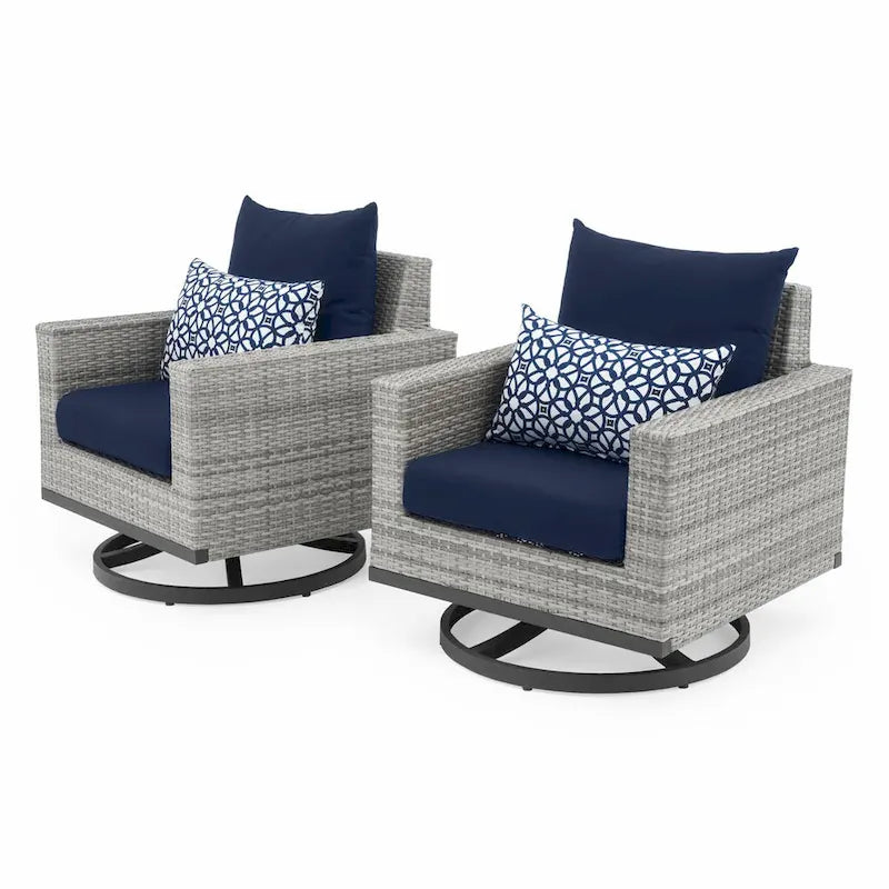 Ensemble de 5 fauteuils de patio Milo Sunbrella avec mouvement