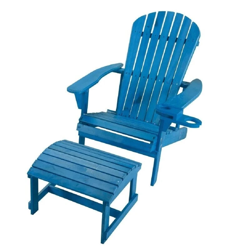 Ensemble fauteuil Adirondack et ottoman Earth Collection