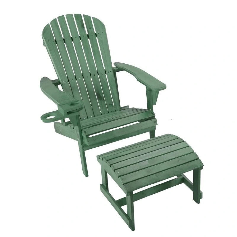 Ensemble fauteuil Adirondack et ottoman Earth Collection