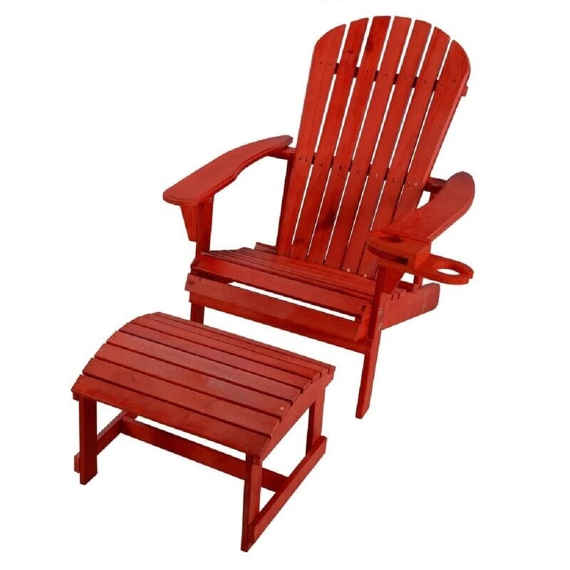 Ensemble fauteuil Adirondack et ottoman Earth Collection