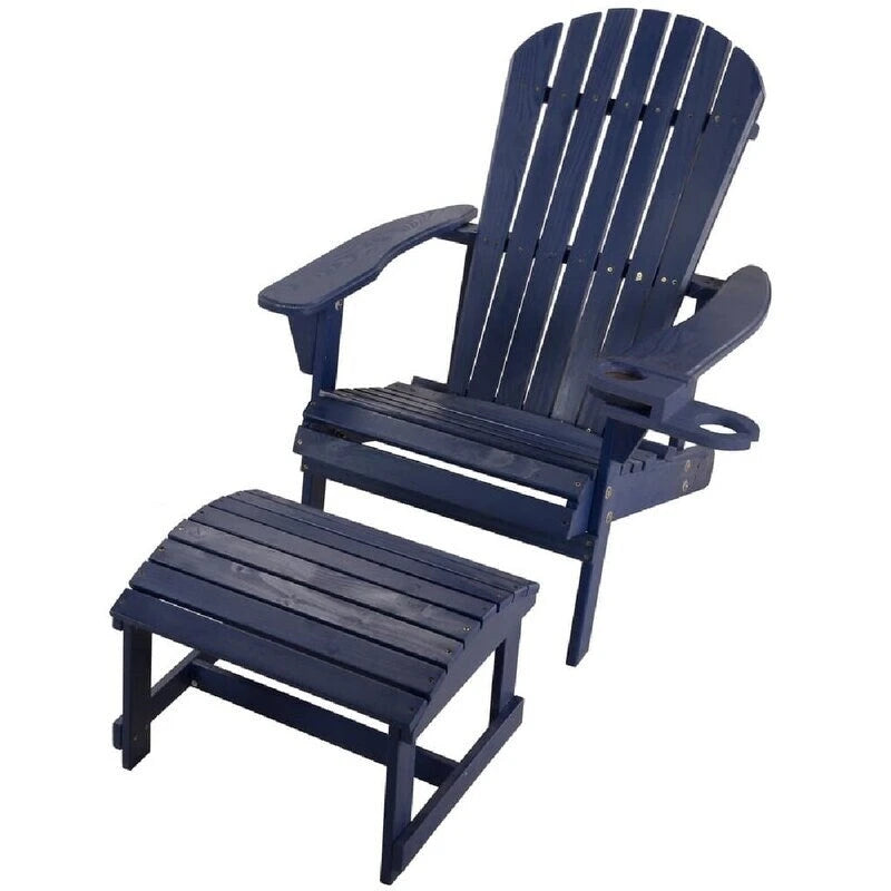 Ensemble fauteuil Adirondack et ottoman Earth Collection