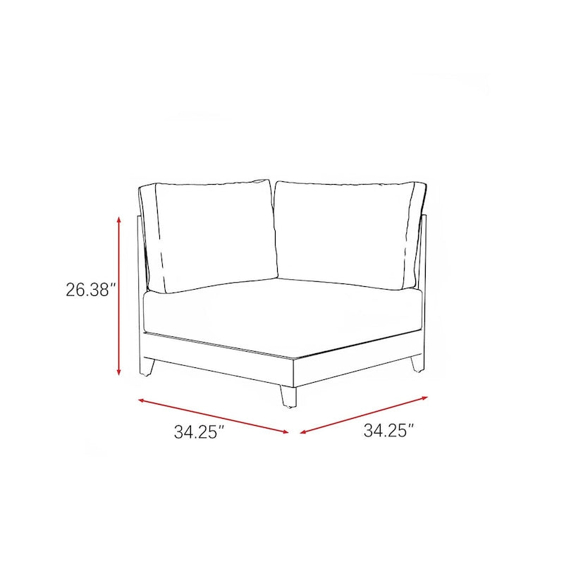 Ensemble de 7 chaises de jardin Galway