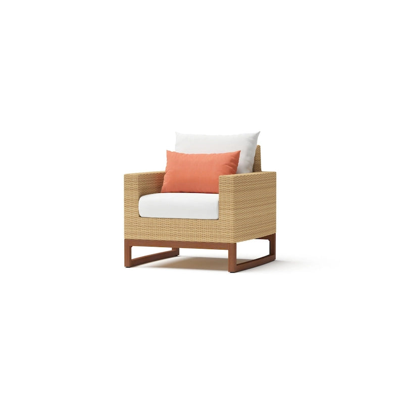 Ensemble Mili 8 pièces de canapé et fauteuils de jardin Sunbrella