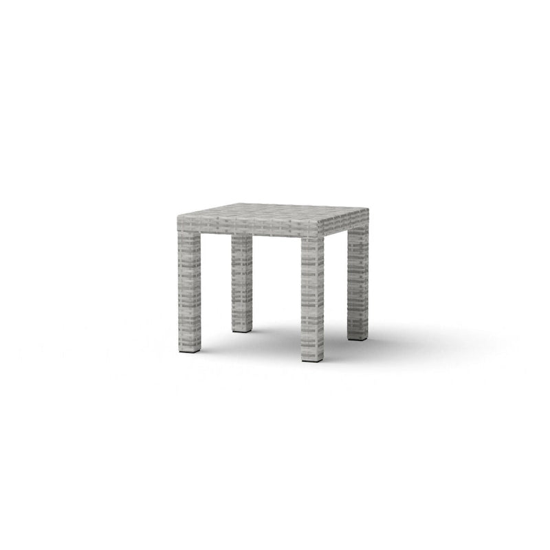 Ensemble club et ottoman de jardin Cannes 5 pièces en aluminium à mouvement