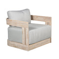 Fauteuil pivotant Paradiso en teck aspect naturel pour l'extérieur