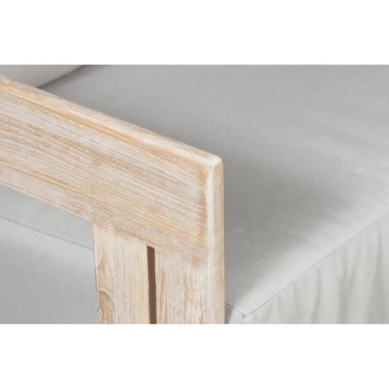 Fauteuil pivotant Paradiso en teck aspect naturel pour l'extérieur
