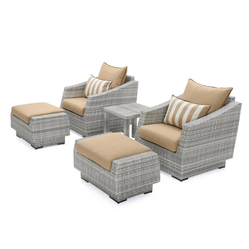 Ensemble de patio extérieur Cannes 20 pièces Sunbrella