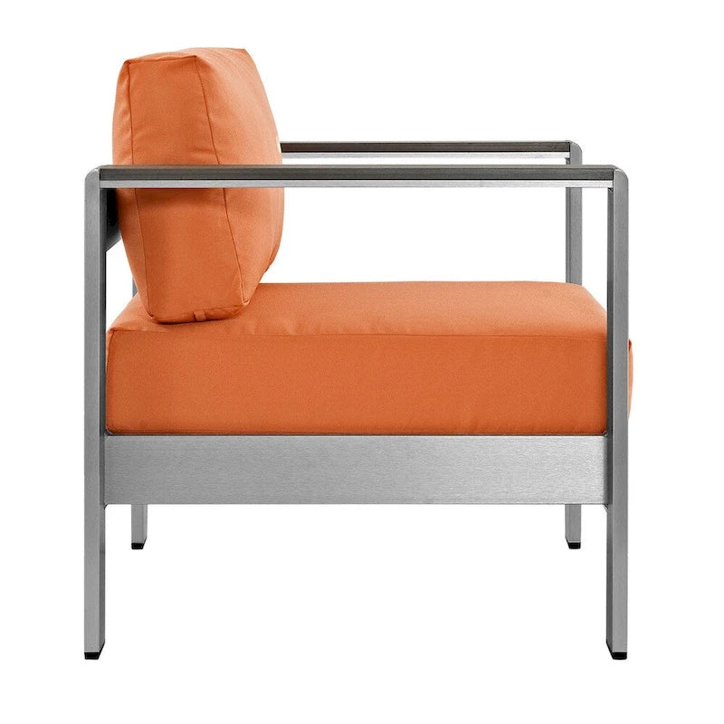 Fauteuil d'extérieur en aluminium pour la plage