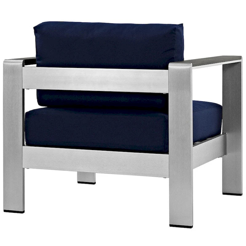 Fauteuil d'extérieur en aluminium pour la plage