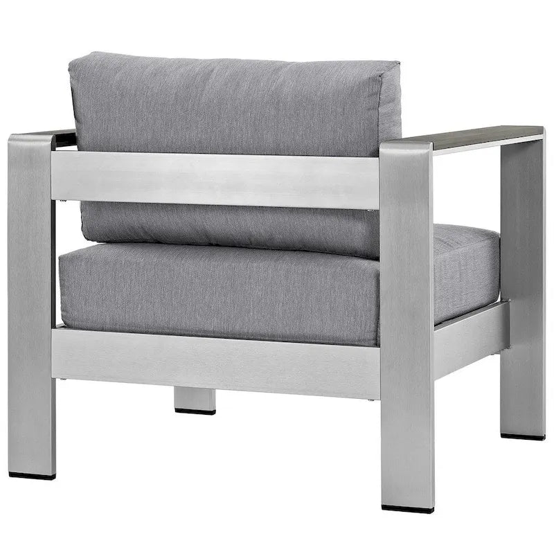 Fauteuil d'extérieur en aluminium pour la plage