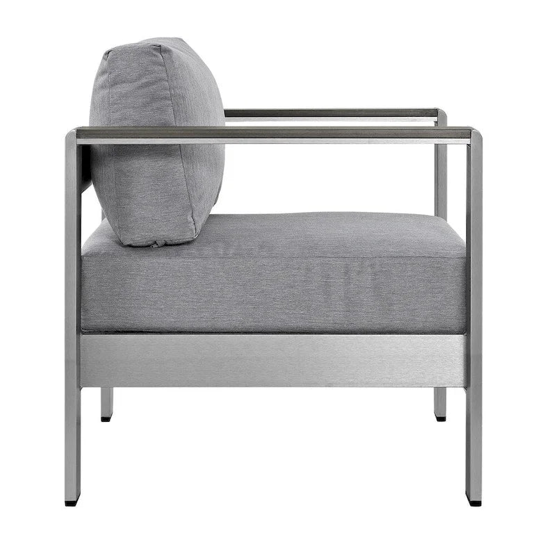 Fauteuil d'extérieur en aluminium pour la plage