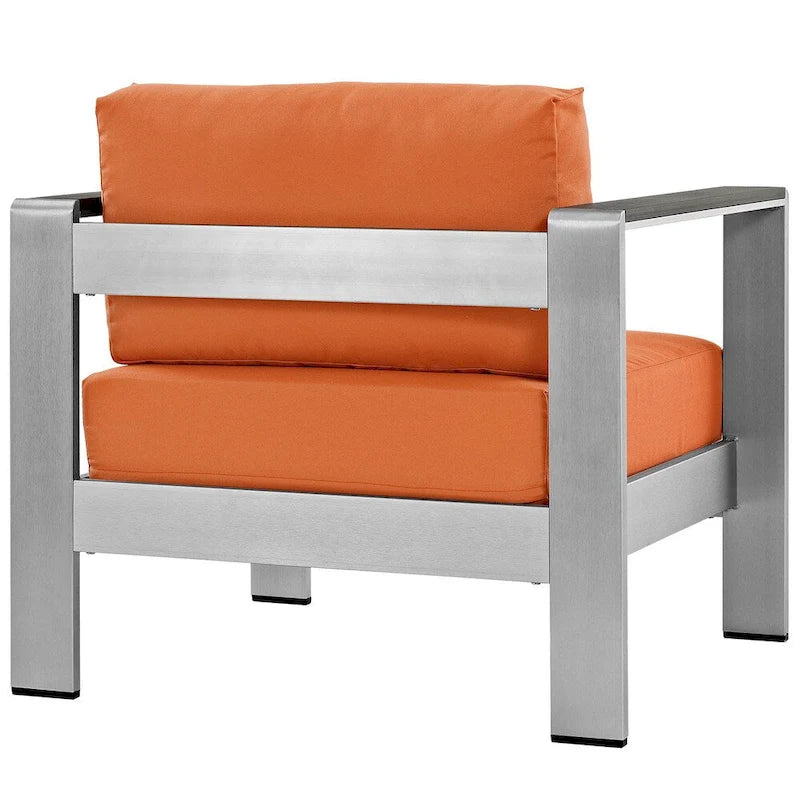 Fauteuil d'extérieur en aluminium pour la plage