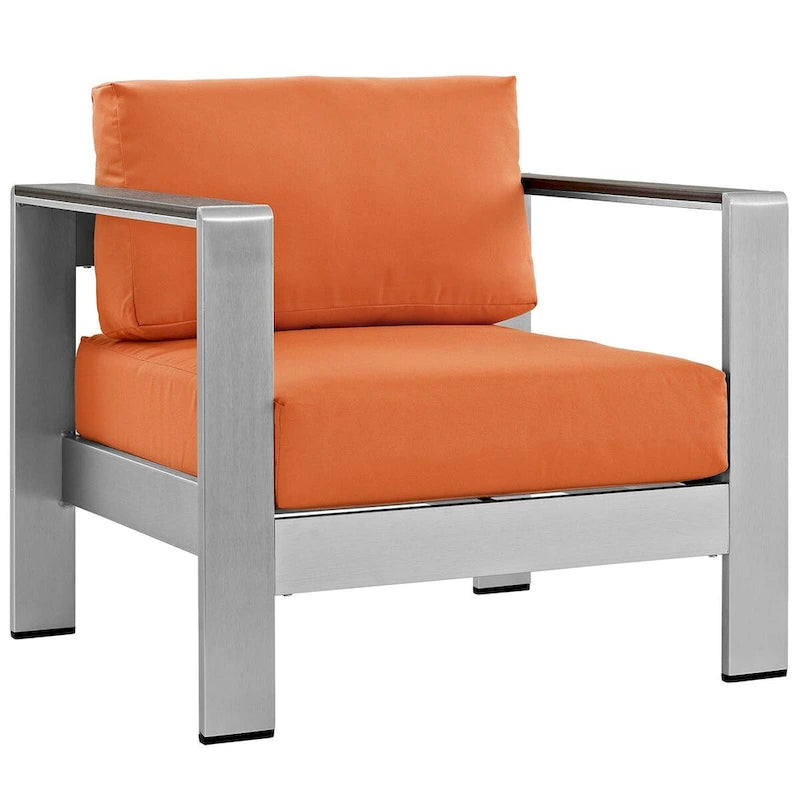 Fauteuil d'extérieur en aluminium pour la plage