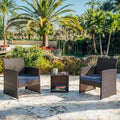 Ensemble de conversation de 3 meubles de patio Nestl en osier