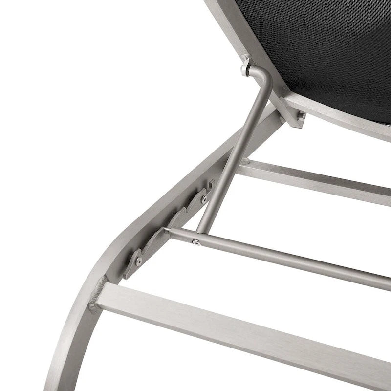 Havenside Home Wendu - Chaise longue de patio en textilène (lot de 2)