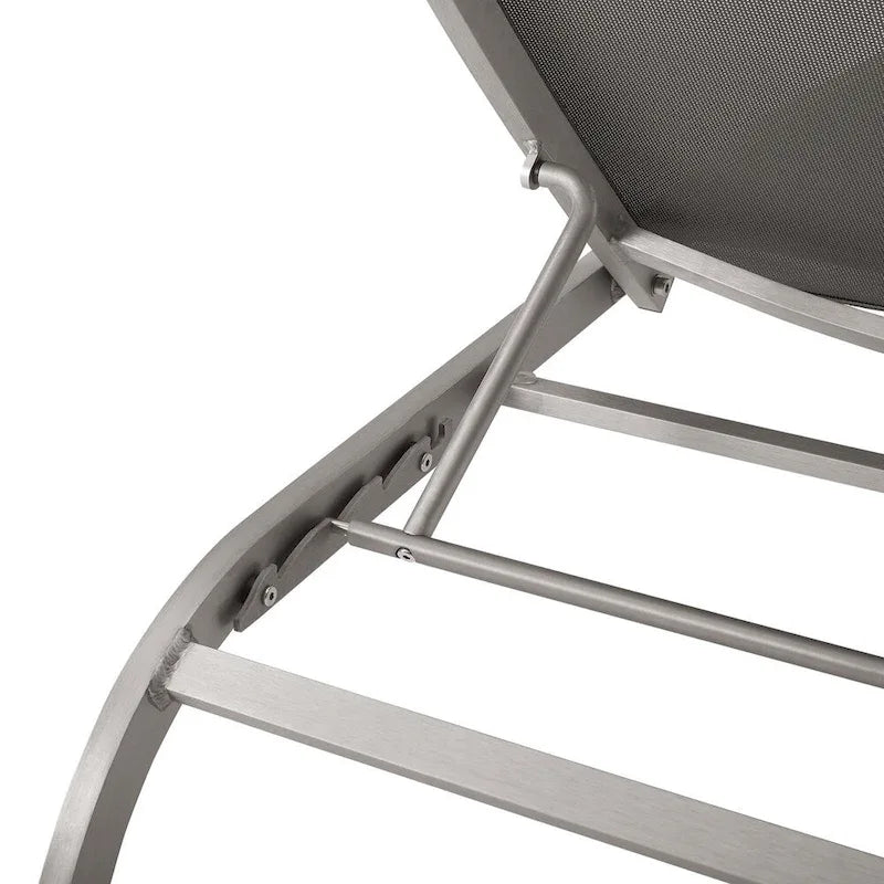 Havenside Home Wendu - Chaise longue de patio en textilène (lot de 2)