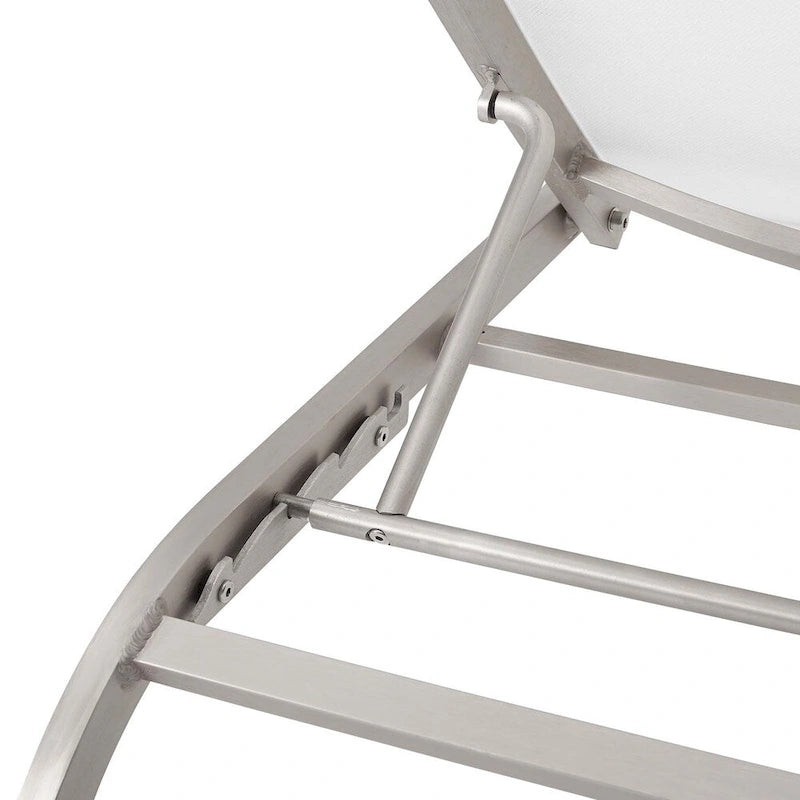 Havenside Home Wendu - Chaise longue de patio en textilène (lot de 2)