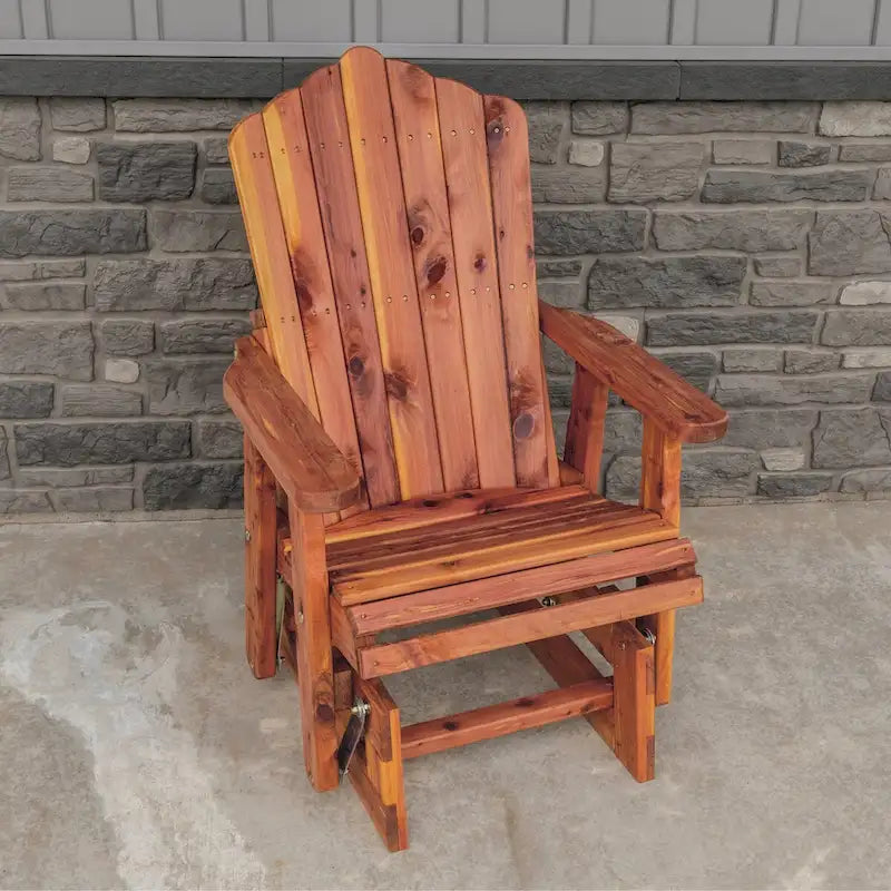 American Furniture Classics Model MM102 23 CEDAR ADIRONDACK Glider